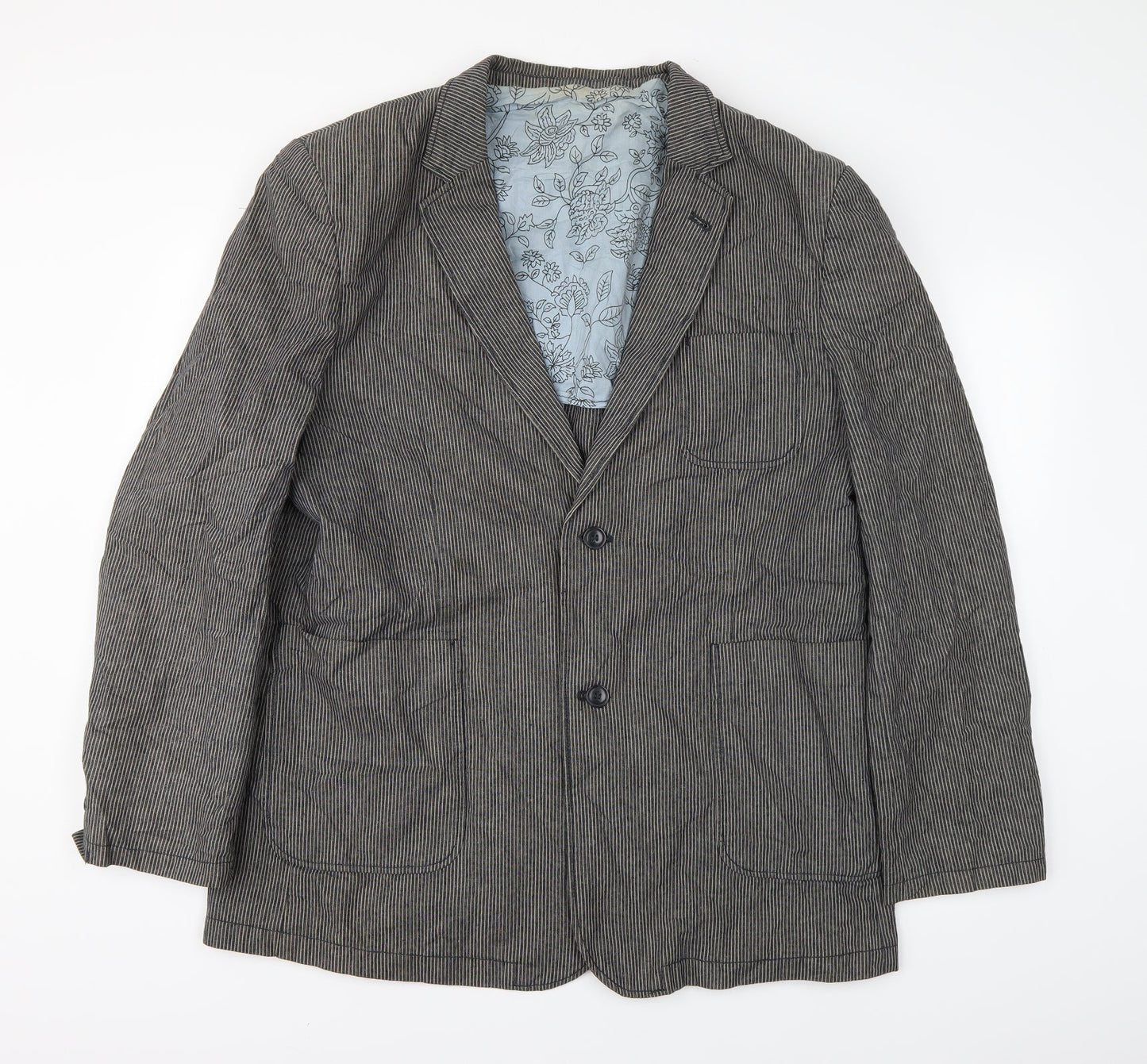Mens UK Size  Cedar Wood State Regular Grey Suit Jacket