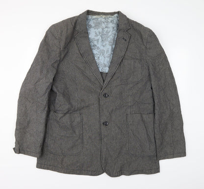 Mens UK Size  Cedar Wood State Regular Grey Suit Jacket