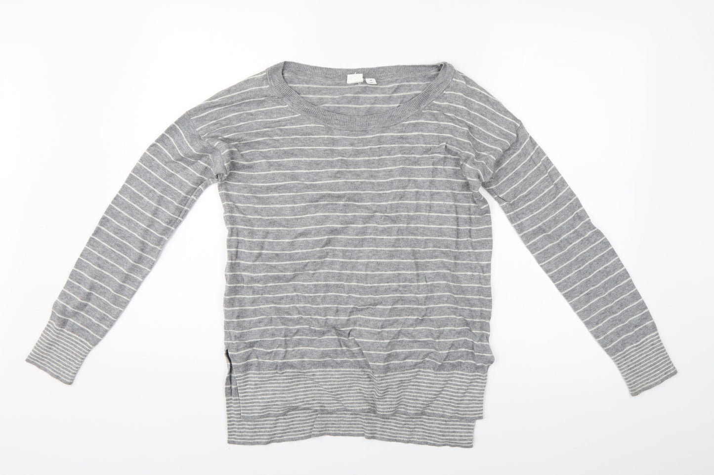 Womens UK Size XS Gap Grey Basic Blouse