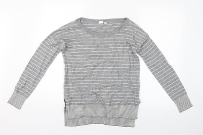 Womens UK Size XS Gap Grey Basic Blouse