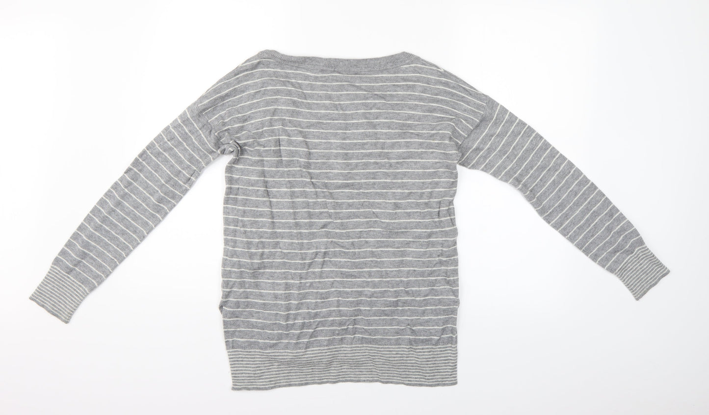 Womens UK Size XS Gap Grey Basic Blouse