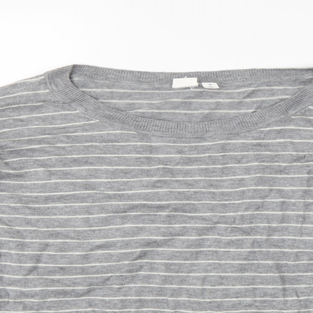 Womens UK Size XS Gap Grey Basic Blouse