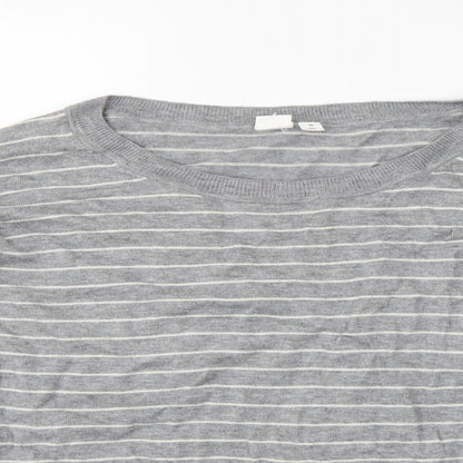 Womens UK Size XS Gap Grey Basic Blouse