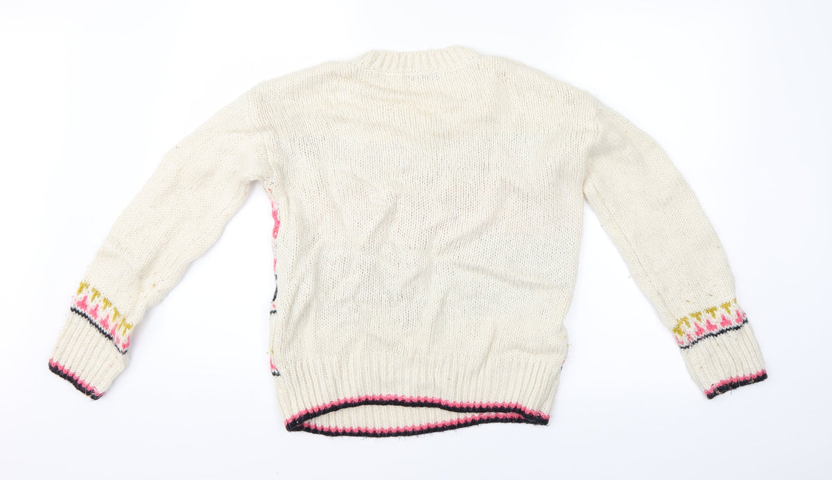 George Womens Ivory   Pullover Jumper Size 8