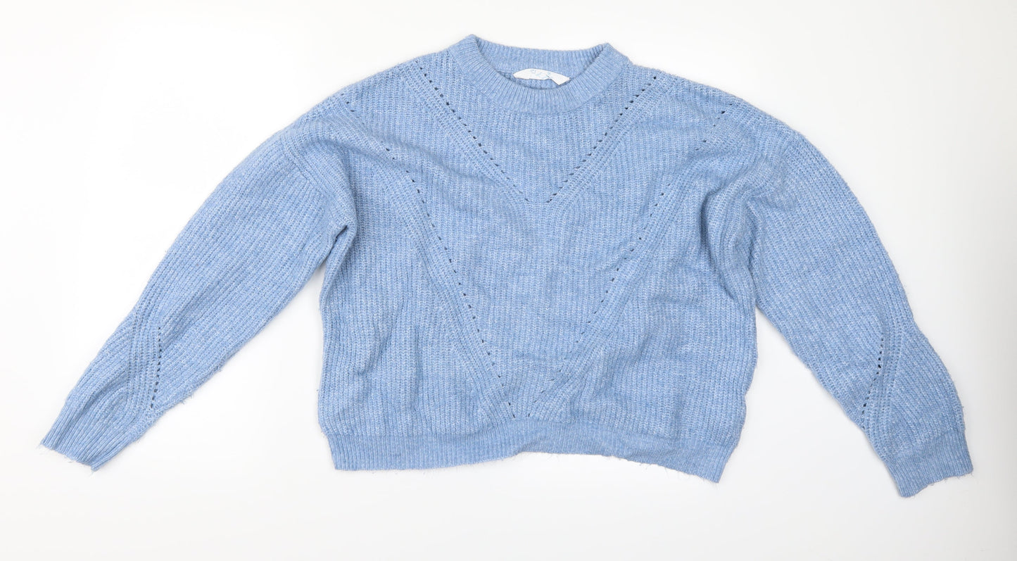Primark Womens Blue   Pullover Jumper Size M
