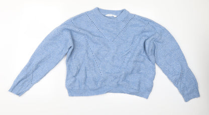 Primark Womens Blue   Pullover Jumper Size M