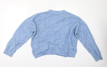 Primark Womens Blue   Pullover Jumper Size M