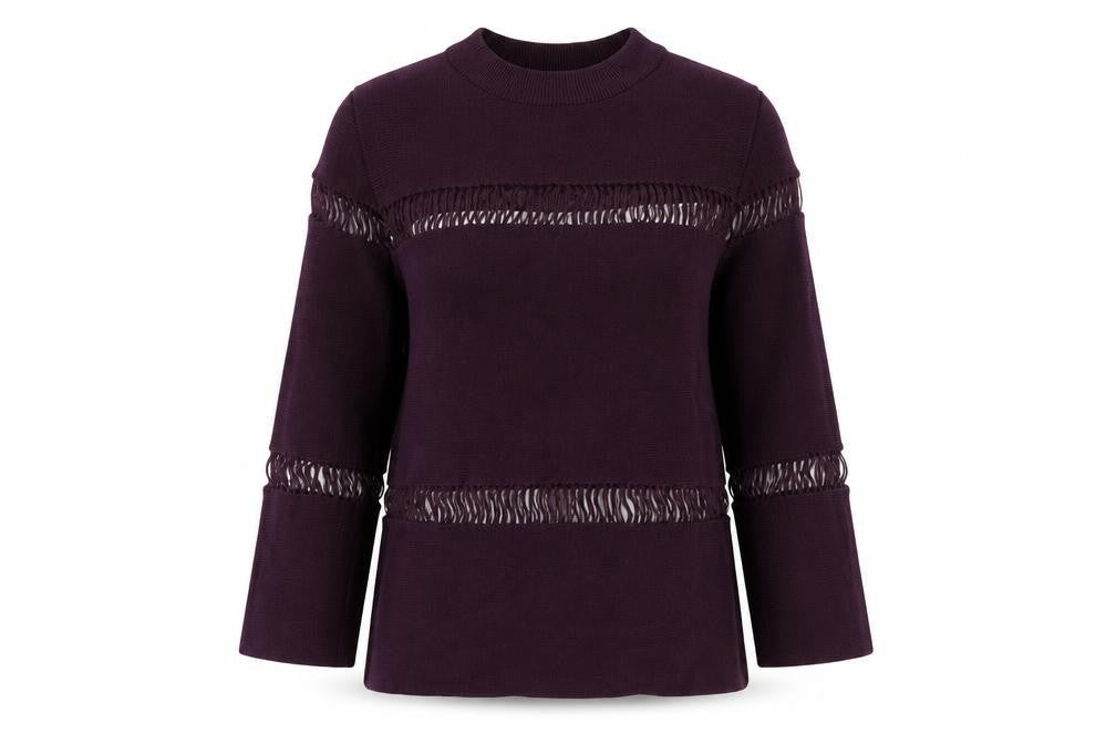 Womens UK Size 6 Topshop Purple Basic Blouse