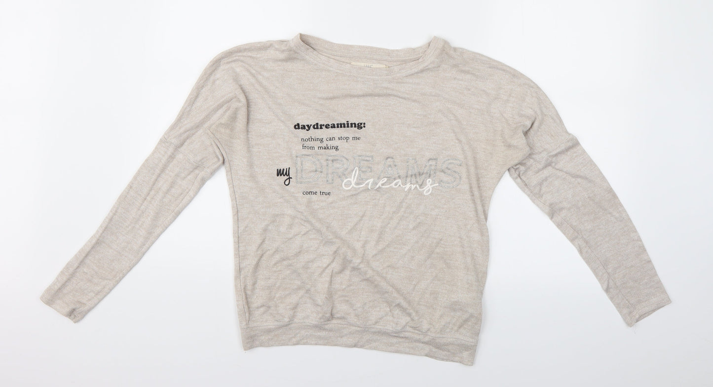 Logg Girls Beige   Top Pyjama Set Size 13-14 Years