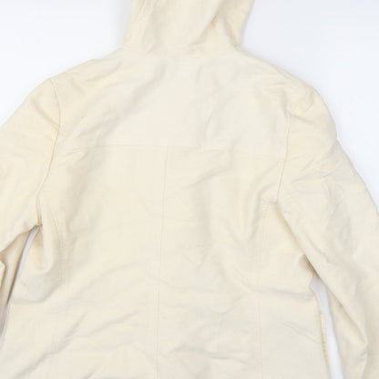 Marks and Spencer Womens Ivory   Overcoat Coat Size 12