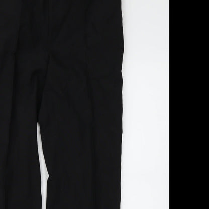 Lequest Mens Black   Dress Pants Trousers Size 34 L29 in
