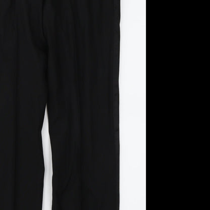 Lequest Mens Black   Dress Pants Trousers Size 34 L29 in