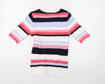 Womens UK Size 10 Marks and Spencer Multicoloured Basic Blouse