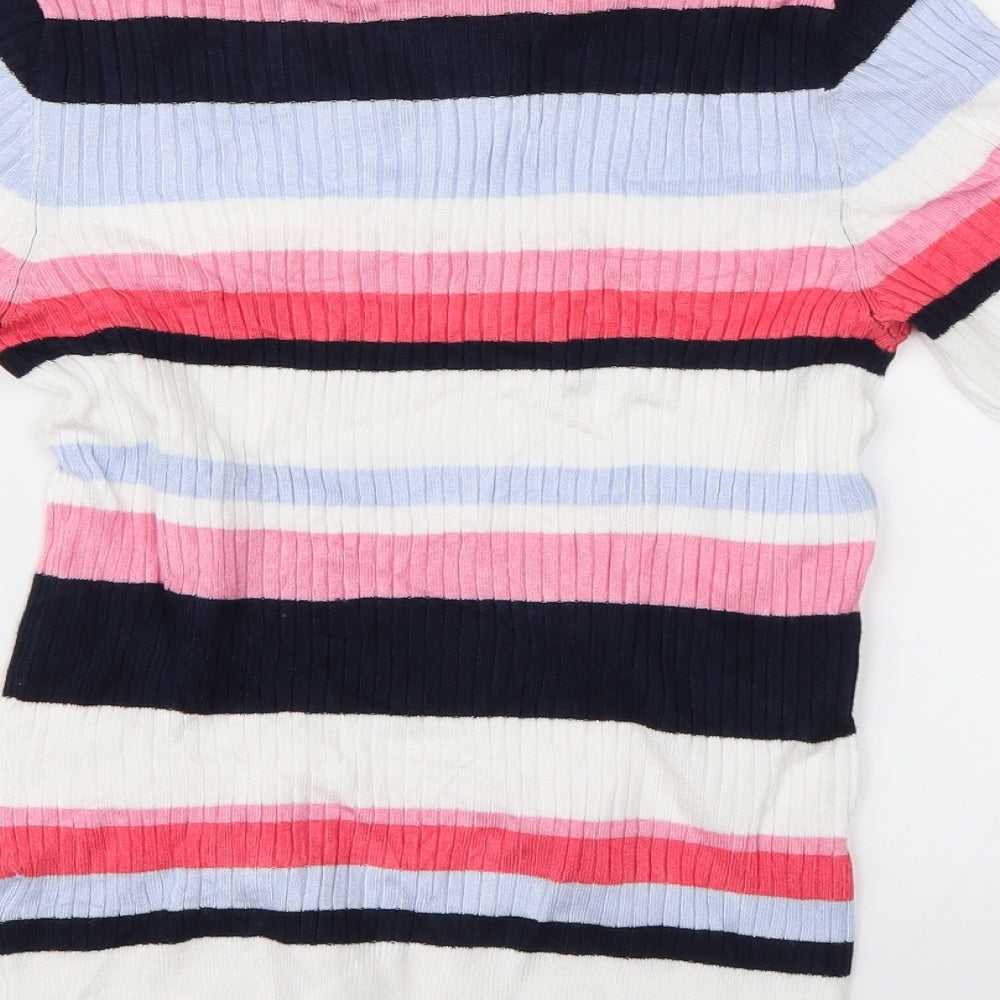 Womens UK Size 10 Marks and Spencer Multicoloured Basic Blouse