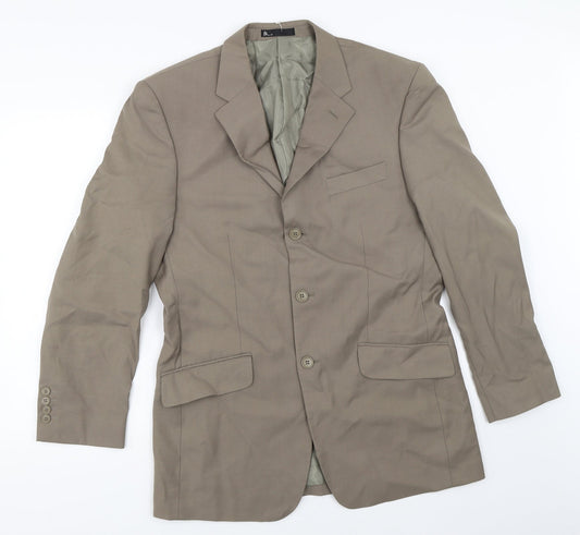 Mens UK Size 38 BHS Regular Green Suit Jacket