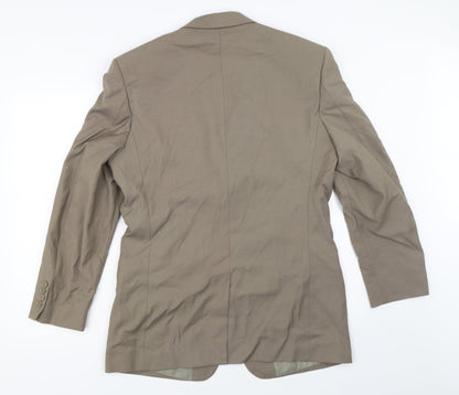 Mens UK Size 38 BHS Regular Green Suit Jacket