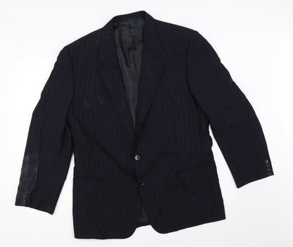 St Micahel Mens Black   Jacket Blazer Size 42