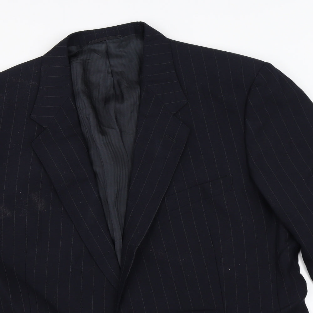 St Micahel Mens Black   Jacket Blazer Size 42