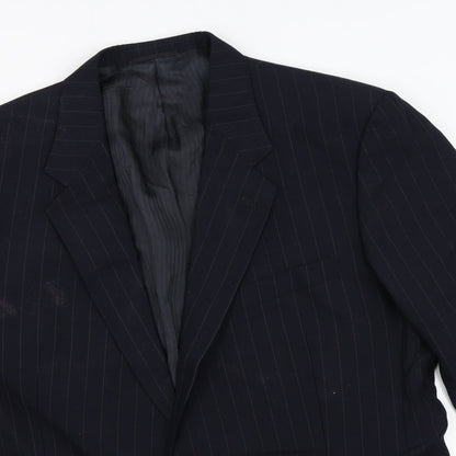 St Micahel Mens Black   Jacket Blazer Size 42