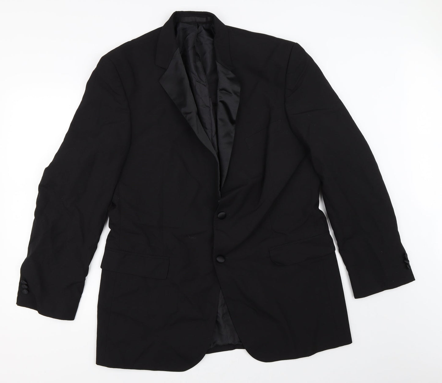 Mens UK Size 42 Marks and Spencer Regular Black Suit Jacket
