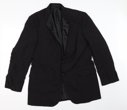 Mens UK Size 42 Marks and Spencer Regular Black Suit Jacket
