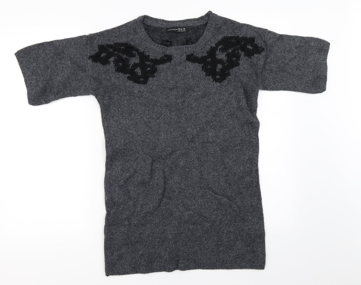 Additional front view of Atmosphere women’s grey jumper, size UK 10