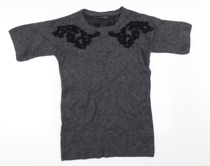 Additional front view of Atmosphere women’s grey jumper, size UK 10