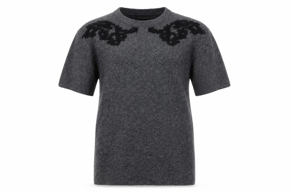 Front view of Atmosphere women’s grey jumper, size UK 10