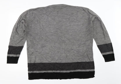 Meadow Classics Womens Grey   Pullover Jumper Size 18