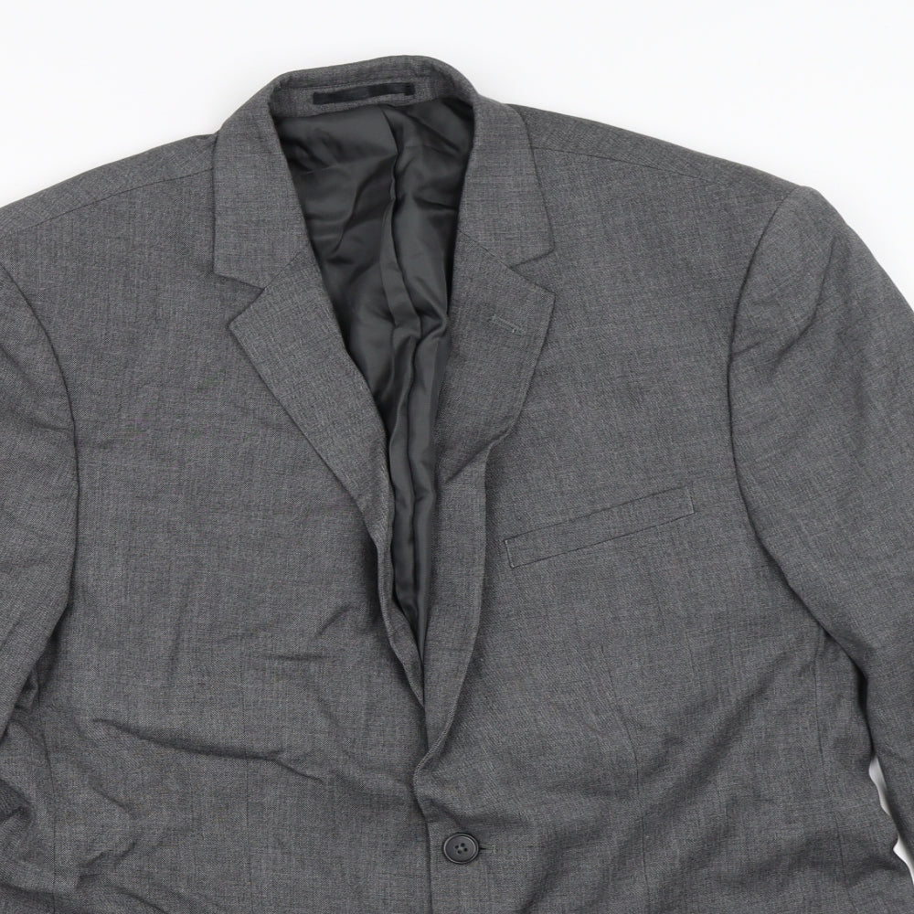 F&F Mens Grey   Jacket Blazer Size 42