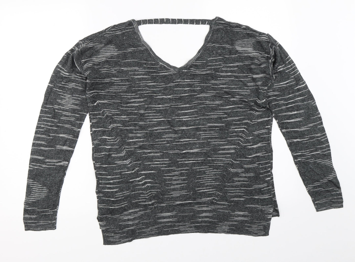 Marks and Spencer Womens Grey   Pullover Jumper Size M