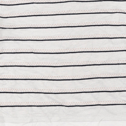 George Womens Grey Striped  Pullover Jumper Size 14