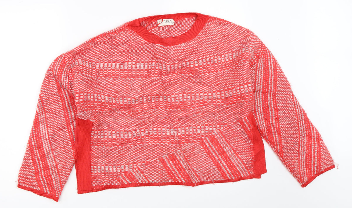 Marks & Spencer Womens Red   Pullover Jumper Size 14