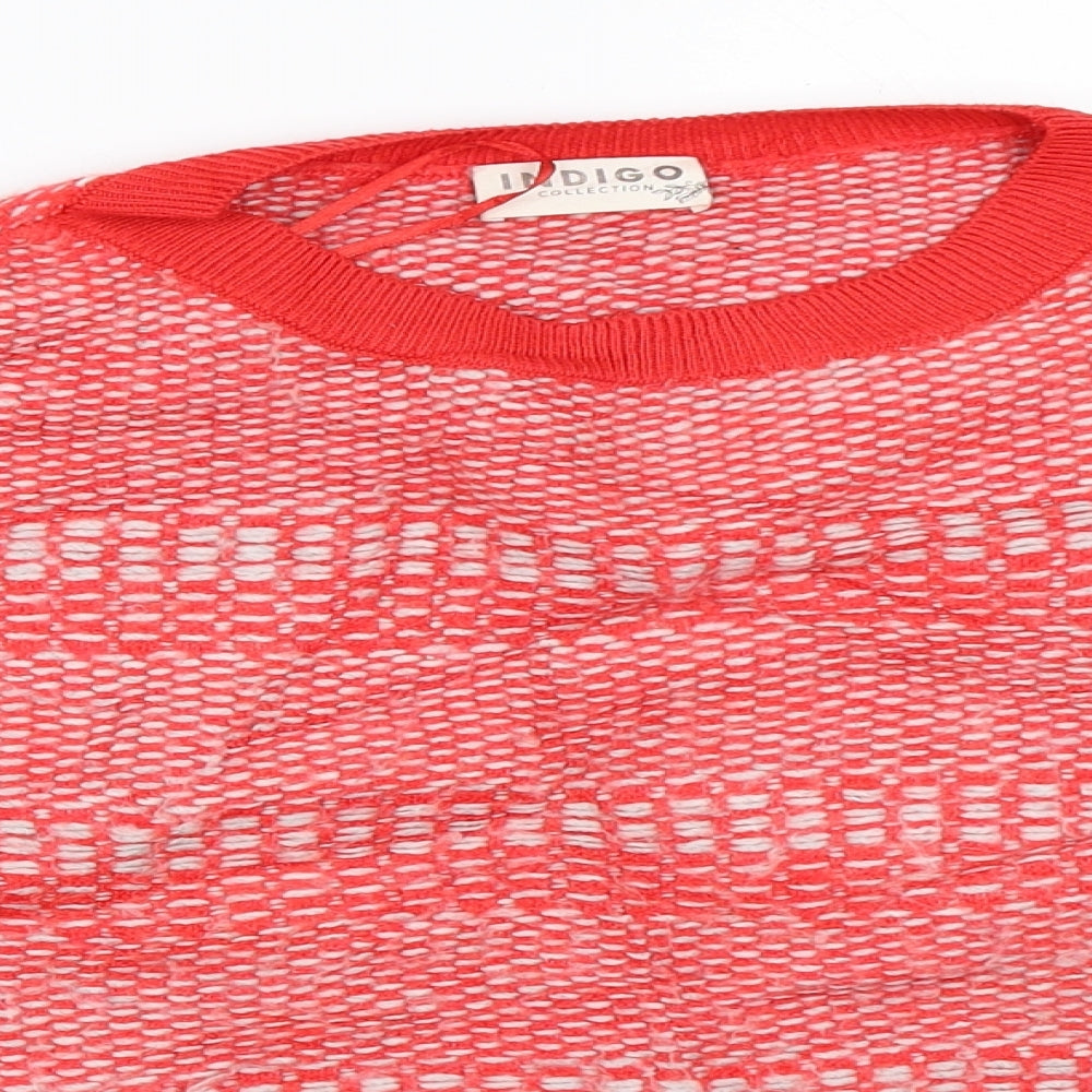 Marks & Spencer Womens Red   Pullover Jumper Size 14