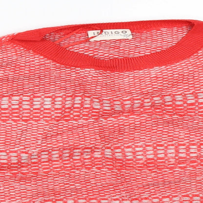 Marks & Spencer Womens Red   Pullover Jumper Size 14