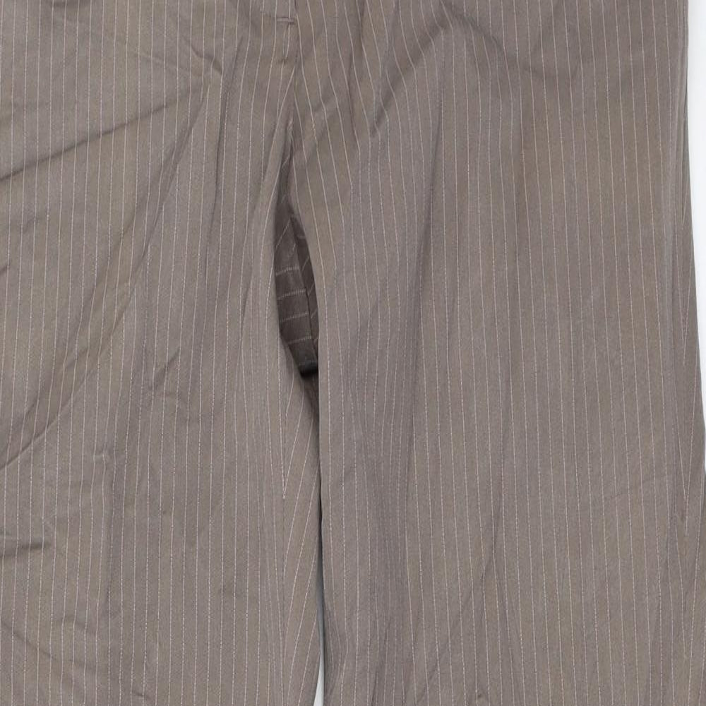 Womens UK Size 14 Wardrobe Regular Fit  Brown Trousers