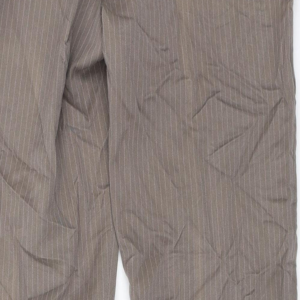 Womens UK Size 14 Wardrobe Regular Fit  Brown Trousers