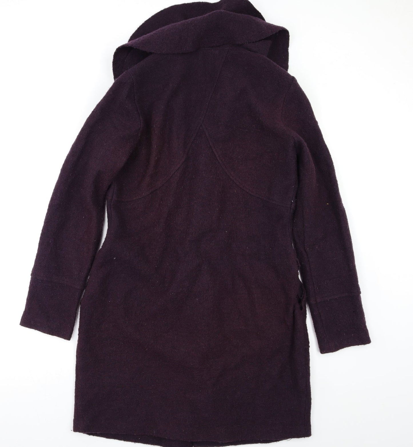 Womens UK Size M Edina Ronay Purple Overcoat