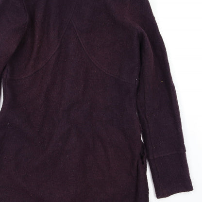 Womens UK Size M Edina Ronay Purple Overcoat