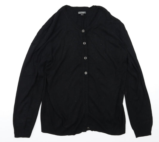 Original Womens Black   Cardigan Jumper Size XL