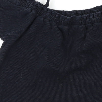 Primark Girls Black   Basic Blouse Size 9-10 Years