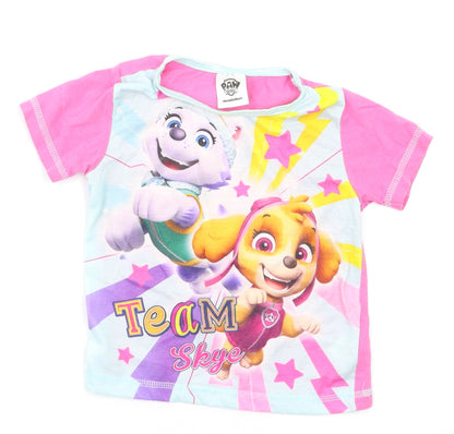 Nickelodeon Baby Pink   Basic T-Shirt Size 18-24 Months  - Paw Patrol