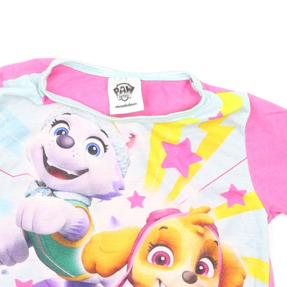Nickelodeon Baby Pink   Basic T-Shirt Size 18-24 Months  - Paw Patrol