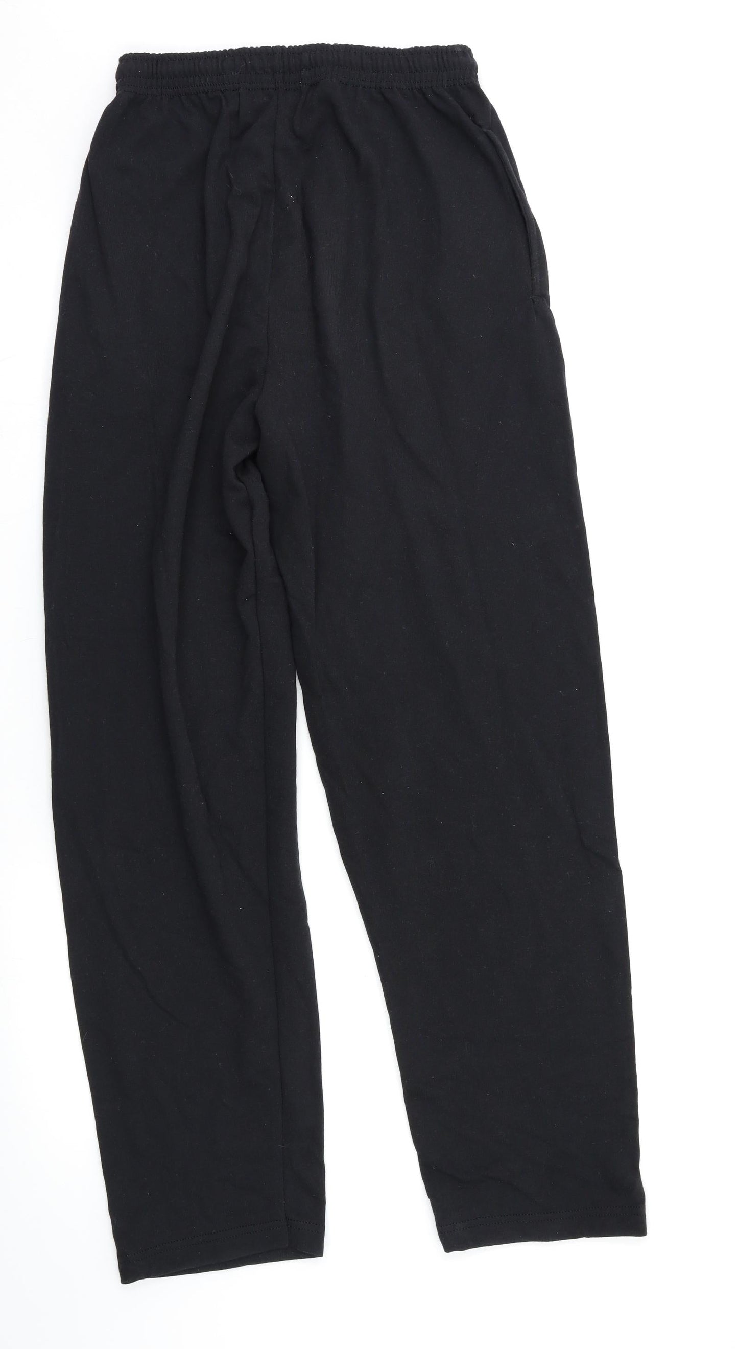 Fruit of the Loom Womens Black   Jogger Trousers Size M L27 in