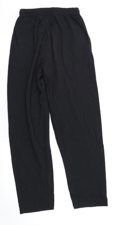 Fruit of the Loom Womens Black   Jogger Trousers Size M L27 in