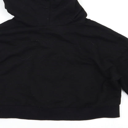 SheIn Girls Black   Pullover Hoodie Size 7 Years
