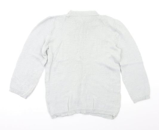 Preworn Womens Grey   Pullover Jumper Size M
