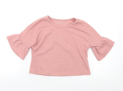 Nutmeg Girls Pink   Basic Blouse Size 5-6 Years
