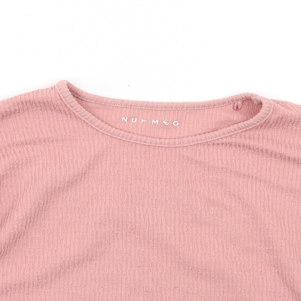 Nutmeg Girls Pink   Basic Blouse Size 5-6 Years