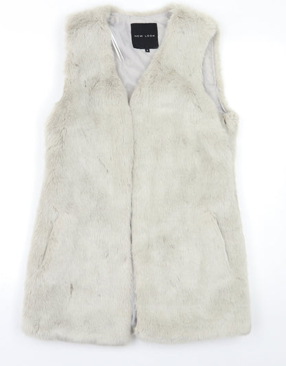 Womens UK Size 8 New Look Grey Jacket